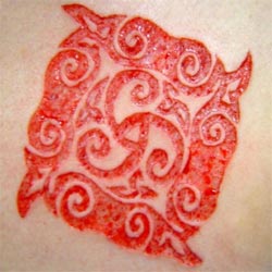 Fresh skin removal scarification