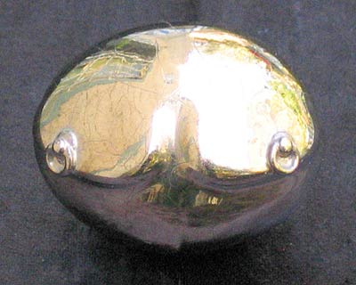 Ceramic egg made by Alan Oversby (Mr. Sebastian) and presented by him to Doug Malloy