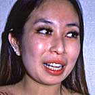 Karen after her nipple piercings