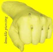 [Triple Knuckle Piercing]