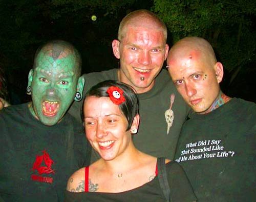 Håvve, Steve, Christiane, Lagarto.