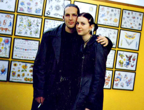 Ryan and Corrie in Stainless Studios.