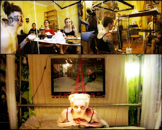 Tea party and static bed suspension
