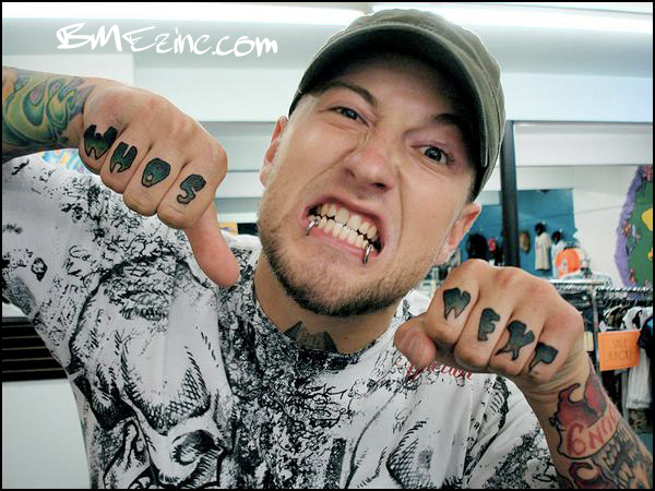Who's Next? hand tattoos