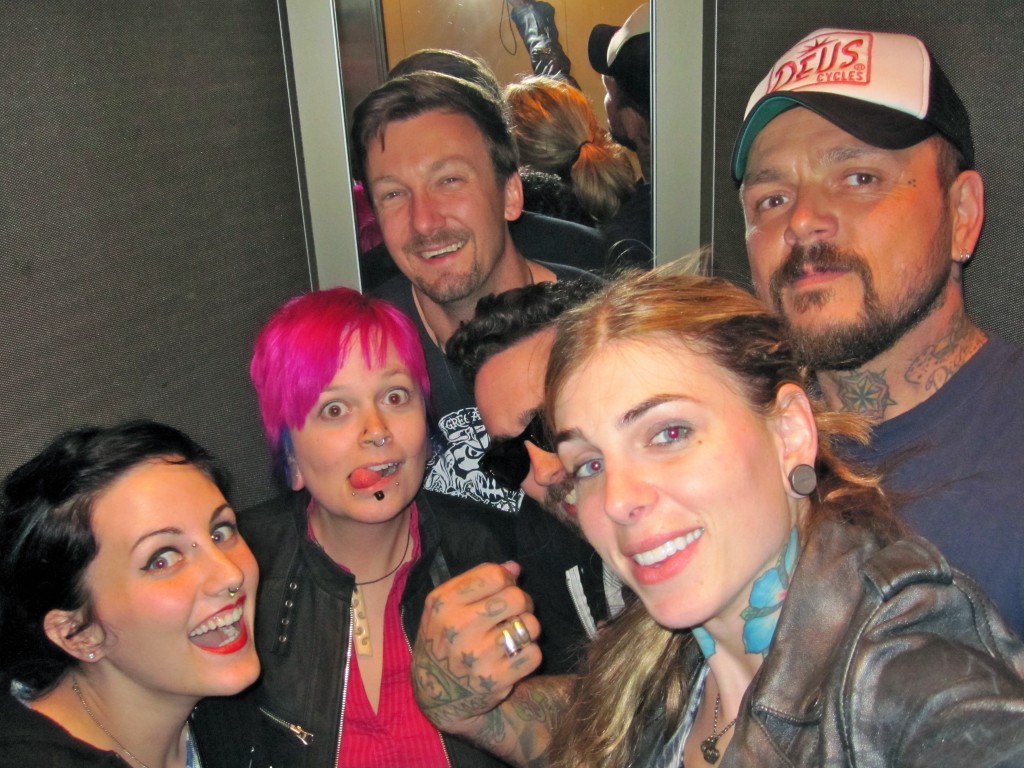 Elevator ride down from the 360!