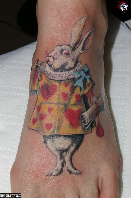 white rabbit