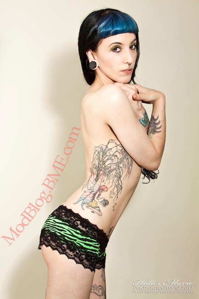 Photographed by: Hatter Marie Side piece by: Tyler Murphy (Sins of Style - CT, SA) Heart sub dermal: Steve Truitt 
